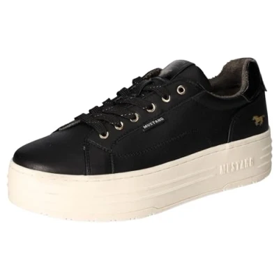 Abbildung von Mustang Sneaker low, Damen, Größe: 37, Noires Schuhe