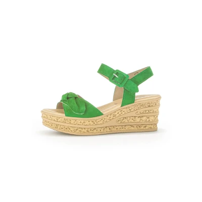 Abbildung von Gabor 44.653 Plateausandalette, Damen, Größe: 40, Verde Schuhe