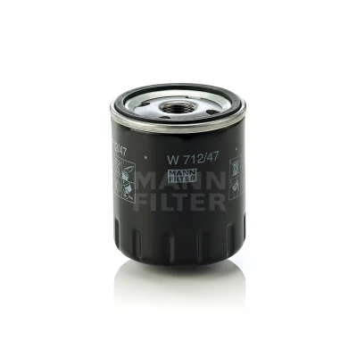 Abbildung von MANN FILTER W 712/47 Ölfilter M 20 X 1.5 mit einem Rücklaufsperrventil Anschraubfilter CITROËN: Jumper I Bus, XM II Schrägheck