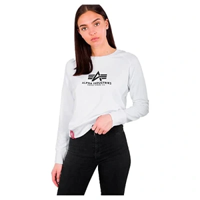 Abbildung von Alpha Industries New Basic Sweater Wmn Sweatshirt für Damen White