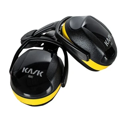 Abbildung von Kask Kopfschutz für Helm SC2, schwarz/gelb