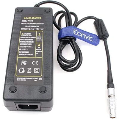 Abbildung von Eonvic 16V 10A Netzteil für Red Epic Scarlet Kamera DSMC2 DSMC 1B 6pin weibliches Adapter Ladegerät