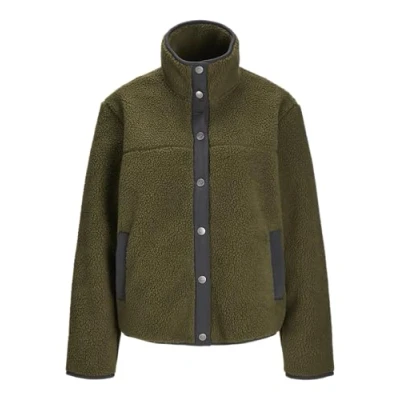 Abbildung von JJXX Jxnellie Jacket Fleecejacke, Damen, Größe: Small, Grape leaf