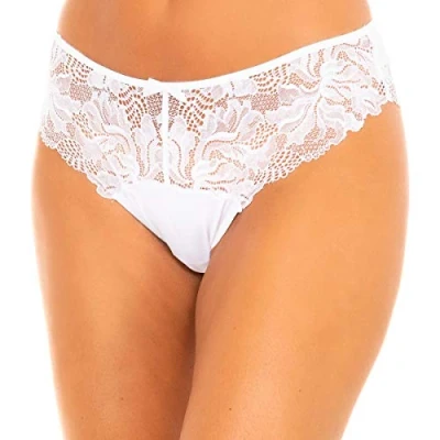 Abbildung von Dim Slip Generous Essentiel Aus Spitze Damen x1, White, M