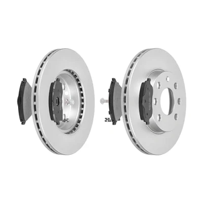 Abbildung von BREMSSCHEIBEN BELÜFTET Ø240MM + BREMSBELÄGE VORNE FÜR OPEL CORSA C BREMSENSATZ