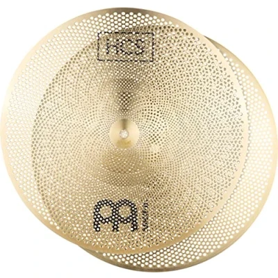 Abbildung von Meinl Cymbals Practice HCS Hihat 14 Zoll (Video) Schlagzeug Becken Paar (35,56cm) mit geringer Lautstärke Messing traditionelles Finish (P HCS14H)