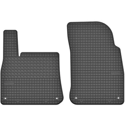 Abbildung von edecor Gummifussmatten Automatten Gummimatten Gummi Fußmatten für VW Touareg III ab Bj. 2018 VORNE