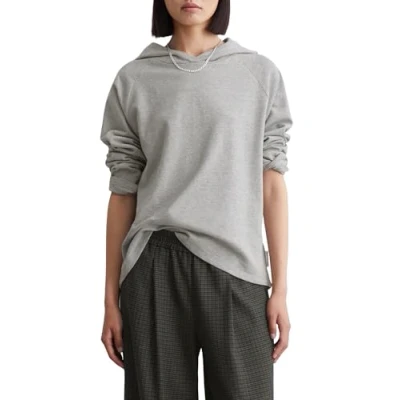 Abbildung von Marc O&#039;Polo Denim AUS Strukturiertem Kapuzenpullover, Damen, Größe: Large, Stone melange