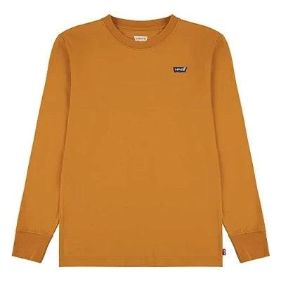 Abbildung von Levi&#039;s Batwing Chesthit TEE Unisex Langarmshirt für Kinder, Größe: 152, Desert sun