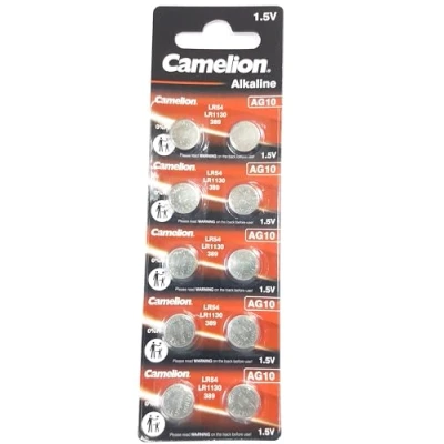 Abbildung von AGI Alkaline Knopfzelle CAMELION AG10/LR54/LR1131/389 Original