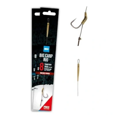 Abbildung von Nash Big Carp Rig Barbless Hakengröße 6 Karpfen Vorfächer