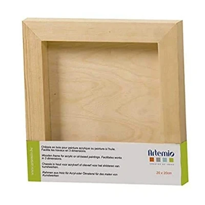Abbildung von Artémio Bilderrahmen Rahmen, quadratisch, 20 cm, Holz Dekovögel