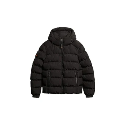 Abbildung von Superdry Steppjacke Hooded Knit Storm Hybrid Jkt