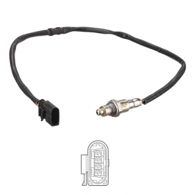 Abbildung von DELPHI ES21193 12B1 Lambdasonde Planarsonde, beheizt VOLKSWAGEN: Polo V Schrägheck, SEAT: Ibiza 4 Sportcoupe, ST