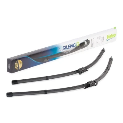 Abbildung von Scheibenwischer Valeo Silencio X.trm, Flat Blade Set 574355 vorne Rahmenlos Top Lock MERCEDES BENZ: Viano, Vito Mixto, Bus