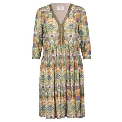 Abbildung von Vera Mont Sommer IM BOHO Style Freizeitkleid, Damen, Größe: 38, Cream green