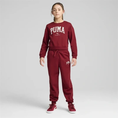 Abbildung von Puma Squad CREW Unisex Sweatshirt für Kinder, Größe: 128, Intense red