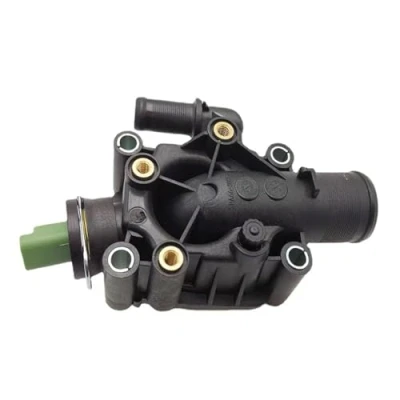 Abbildung von VAAKLM Kompatibel Mit Peugeot Für 206 207 1 Stück Automotor Kühlmittelthermostat 243CSD12885 1336.Z0 1336Z0 9647265980 Thermostat Kühlmittel