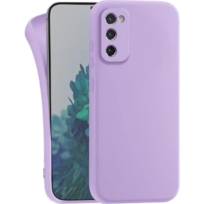 Abbildung von MyGadget Hülle für Samsung Galaxy S20 FE robuste Silikon Schutzhülle TPU Case Slim Silikonhülle Back Cover Kratzfest Handyhülle Matt Lila