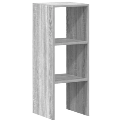 Abbildung von vidaXL Bücherregal Stapelbar Grau Sonoma 30x30x80 cm Holzwerkstoff