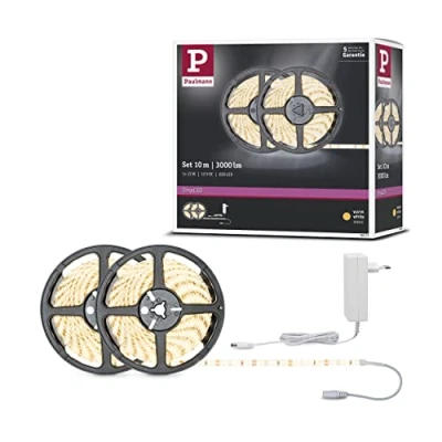 Abbildung von Paulmann 78974 LED Stripe SimpLED Set 10 m 22W Lichtstreifen 3.000 K Warmweiß Lichtband beschichtet