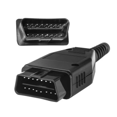 Abbildung von I26CS OBD2 Diagnose Stecker 16Pin OBD II Auto Diagnosestecker mit Platine/PCB für Kabelreparatur und herstellung, 16 poliger Ersatz Reparaturstecker Fahrzeugdiagnose