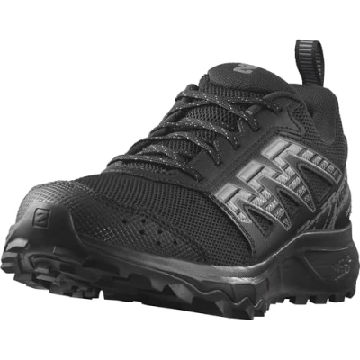 Abbildung von Salomon Wander Hikingschuh, Damen, Größe: 40 2/3, Black/plum kitten/gull Schuhe