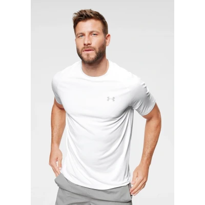 Abbildung von Under Armour TECH TEE Sport Tshirt, Herren, Größe: 4XL, White/overcast gray