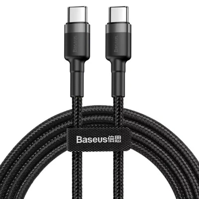 Abbildung von Baseus Cafule CATKLF HG1 USB Ladekabel schwarz/grau