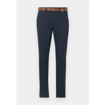 Abbildung von TOM Tailor Denim SLIM FIT Chino WITH BELT Chino, Herren, Größe: 29x32, Sky captain blue