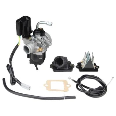 Abbildung von 12mm Vergaser Ansaugstutzen Membranblock kompatibel mit Piaggio Zip SSL 25 (bis 1999)