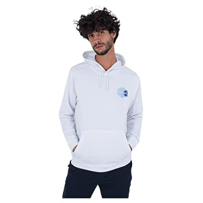 Abbildung von Hurley Herren Seaside Fleece Po Sweatshirt, schwarz, M