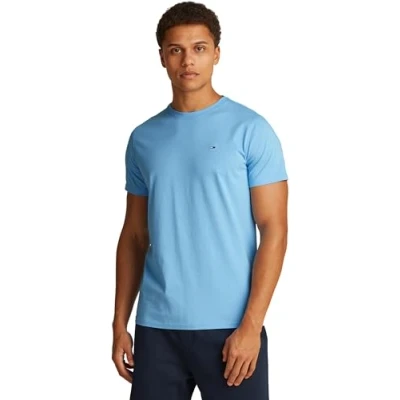 Abbildung von Tommy Jeans TEE Tshirt basic, Herren, Größe: 44, Sugarplum blue