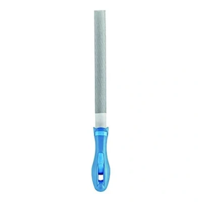 Abbildung von PFERD Werkstattfeile Halbrund, 200mm, halbrunde Feile, Kreuzhieb H3 auf zwei Seiten, inkl. Ergonomie Feilenheft, 11213208 für die Feinbearbeitung und zum Schlichten geeignet