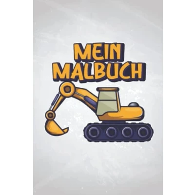 Abbildung von Mein Malbuch: Tolles Kinder Malbuch. 120 Seiten Blanko. Malbuch Kinder, Zeichenbuch A5 Aquarell, Geschenkidee ... 6x9&quot; (ca. DIN A5) Softcover