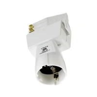 Abbildung von Schuko Adapter 3 Phasen Stromschiene Noa