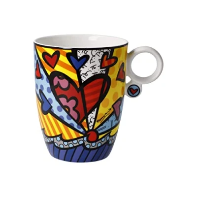 Abbildung von Goebel Tasse &quot;Britto&quot;, Pop Art, Künstlertasse, Fine Bone China, Romero Britto A New Day
