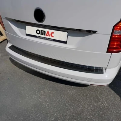 Abbildung von OMAC Ladekantenschutz Stoßstangenschutz kompatibel mit VW Caddy 2015 2020 Gebürstet Dunkel 1tlg