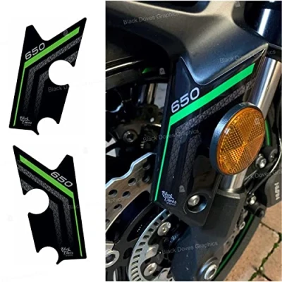 Abbildung von 3D Harz Aufkleber Kotflügel vorne kompatibel mit Kawasaki Versys 650 20172020