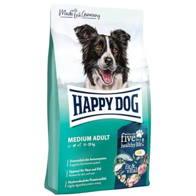 Abbildung von Happy Dog 60756M fit &amp; vital Medium Adult M Hunde Trockenfutter für mittelgroße 12 kg Inhalt