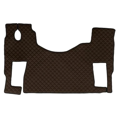 Abbildung von F CORE FL23 BROWN Fußmattensatz Eco Leder vorne 1 braun MERCEDES BENZ: ACTROS MP2 / MP3