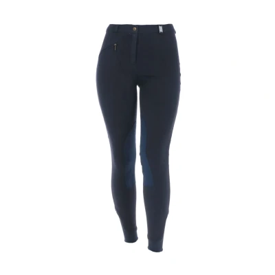 Abbildung von HKM Reithose Penny Easy Kniebesatz Dunkelblau 34