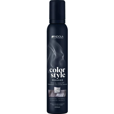 Abbildung von Indola Color Style Schaum 200 ml Anthrazit