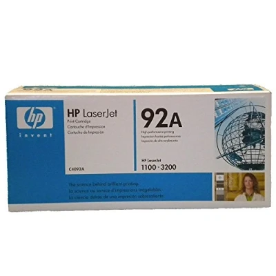 Abbildung von HP 92A schwarz toner 2.500 seiten C4092A original