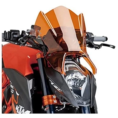 Abbildung von Cockpitverkleidung Puig New Generation KTM 1290 Superduke R 2014 2016 orange Verkleidungsscheibe