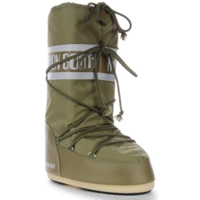 Abbildung von Moon Boot ICON Snowboot/Winterstiefel, Damen, Größe: 39 41, Khaki Schuhe