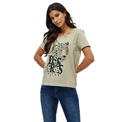 Abbildung von DESIRES Damen Kimora Gots T shirt Beige Xs