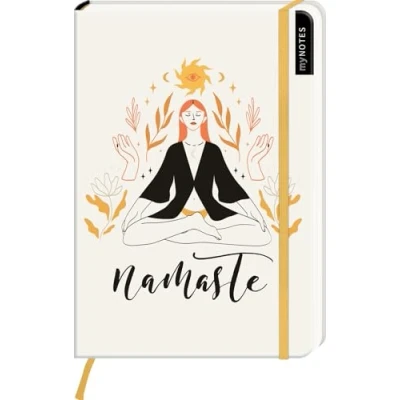 Abbildung von myNOTES Notizbuch A5: Namaste: Notebook medium, gepunktet Für mehr Entspannung: Ideal als Bullet Journal oder Tagebuch