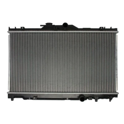 Abbildung von THERMOTEC D72022TT Kühler, Motorkühlung für Fahrzeuge mit/ohne Klimaanlage 639 350 16 Schaltgetriebe Kühlrippen gelötet TOYOTA: Corolla VIII Liftback