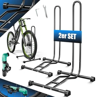 Abbildung von KESSER Fahrradständer, Fahrradständer für Mountainbike, E Bike, Citybike, Rennrad, MTB